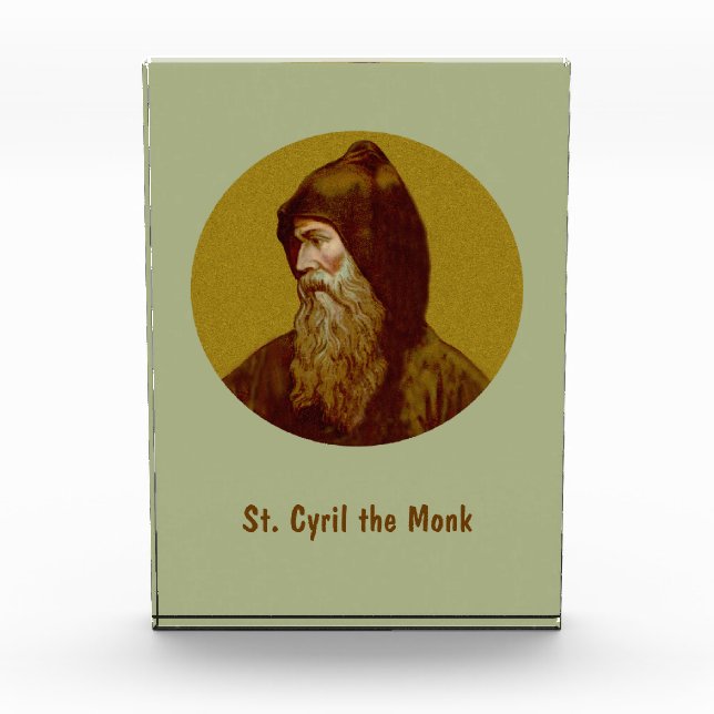 St. Cyril the Monk (M 002) Vertikal Fotoblock (Vorderseite)
