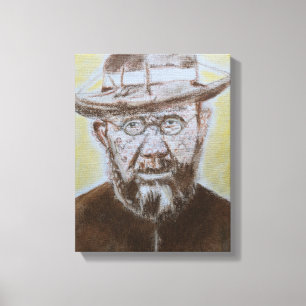 St. Damian von Molokai Leinwanddruck