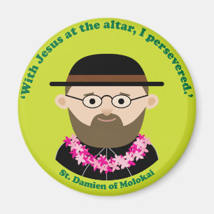 St. Damien von Molokai Magnet
