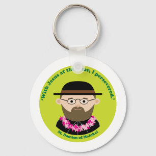 St. Damien von Molokai Schlüsselanhänger