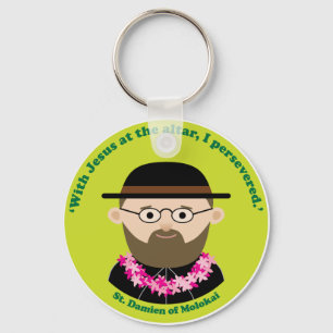St. Damien von Molokai Schlüsselanhänger