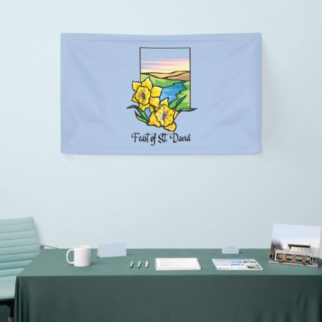 St. David-Daffodillfest Banner (Messeveranstaltung)