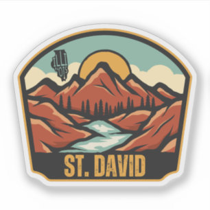 St. David, Illinois Aufkleber