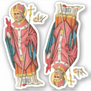 St. David of Wales (P 001) 2-Up - Contour Aufkleber