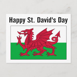 St. David's Day 2 Postkarte