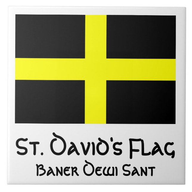 St. David's Flag Fliese (Vorderseite)