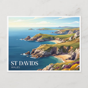 St Davids-Halbinsel Vereinigtes Königreich Postkarte