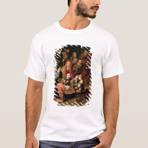 St. Diego von Alcala Nahrung gebend den Armen T-Shirt