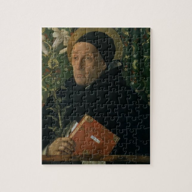 St Dominic, 1515 (Öl auf Leinwand) Puzzle (Vertikal)