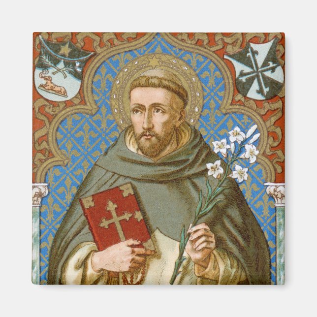 St. Dominic de Guzman (BK 011) Magnet (Vorne)