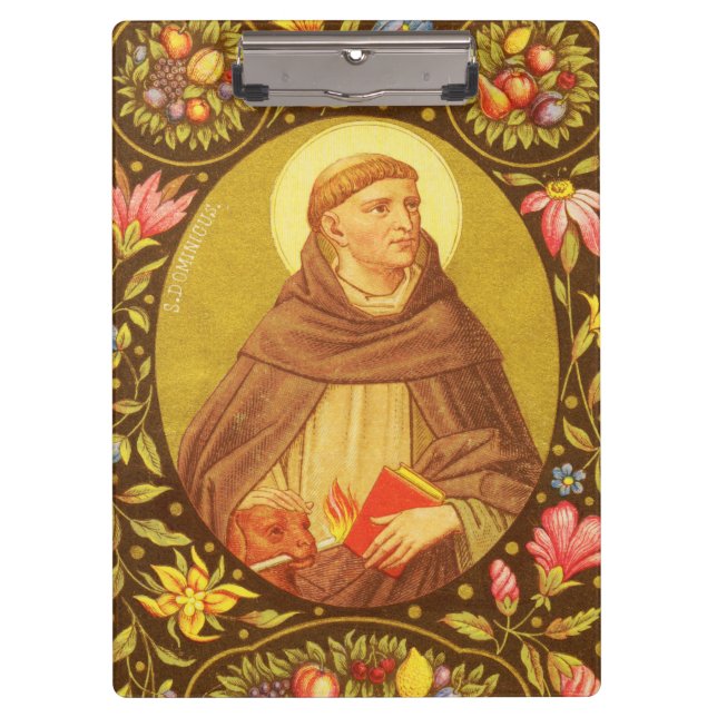 St. Dominic de Guzman (PM 02) Anpassbar Klemmbrett (Vorderseite)