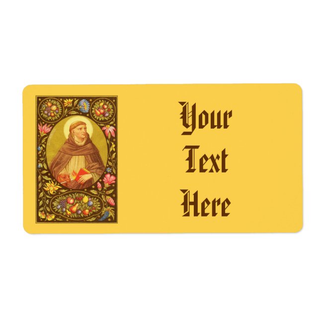 St. Dominic de Guzman (PM 02) Wide NBMP Label 3c (Vorne)