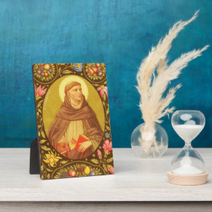 St. Dominic (PM 02) 5"x7" Plaque 2 mit Easel Fotoplatte