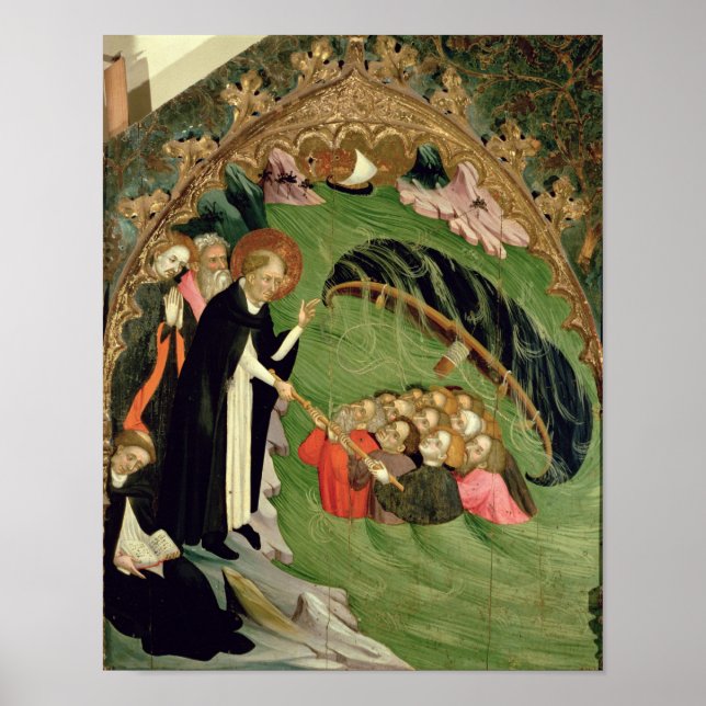 St. Dominic Rescuing Shipwrecked Poster (Vorne)