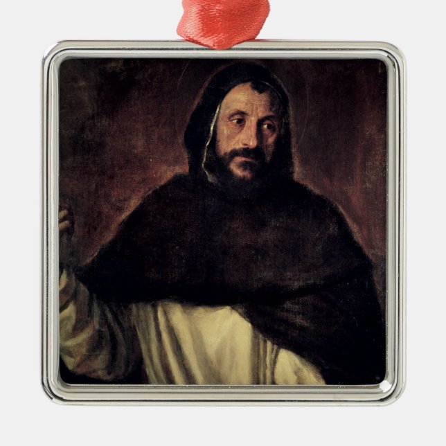 St Dominic Silbernes Ornament (Vorne)