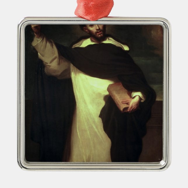St Dominic Silbernes Ornament (Vorne)