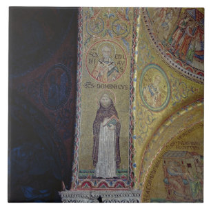 St Dominic und Sankt Nikolaus, Mosaik im Atrium Fliese