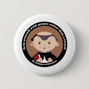 St. Dominic von Guzman Button