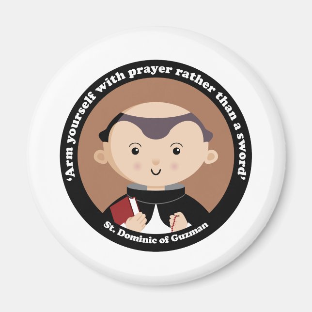 St. Dominic von Guzman Magnet (Vorne)