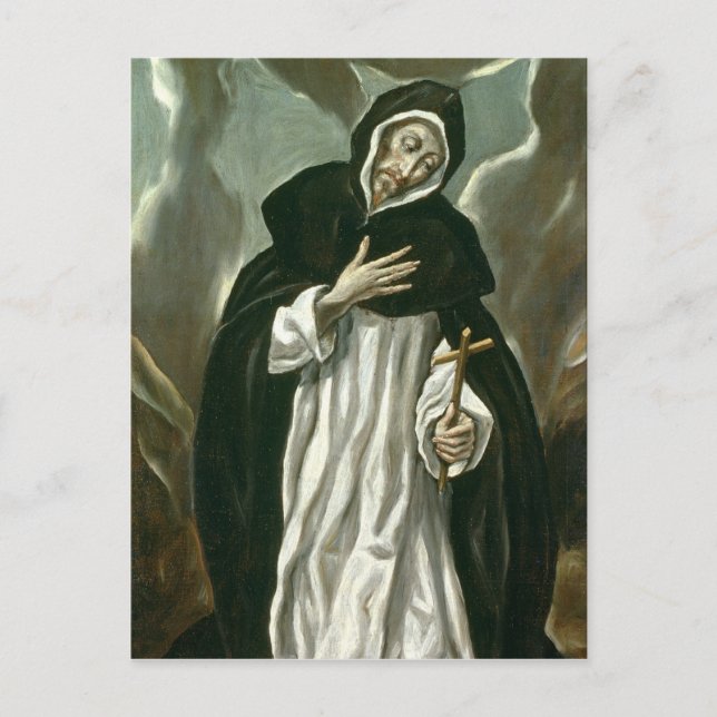 St. Dominic von Guzman Postkarte (Vorderseite)