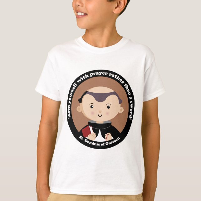 St. Dominic von Guzman T-Shirt (Vorderseite)
