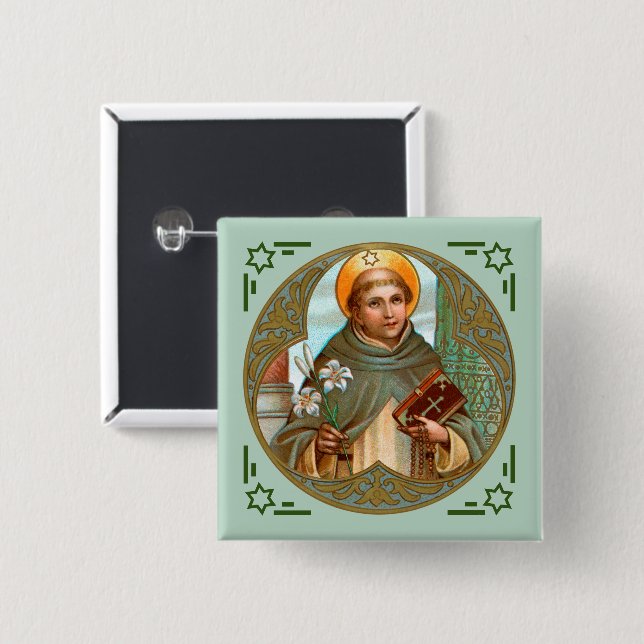 St. Dominikus de Guzman (BK 07) Button (Vorne & Hinten)