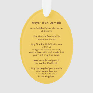 St. Dominikus de Guzman (PM 02) Acryl Ornament