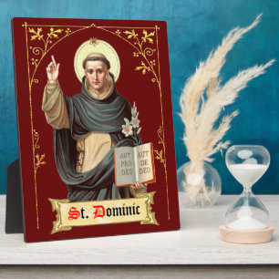 St. Dominikus predigend (BEN 002) Fotoplatte