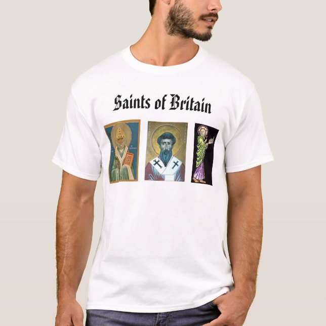 St. Dunstan, St. Alphege, gildas, Heilige von Bri… T-Shirt (Vorderseite)