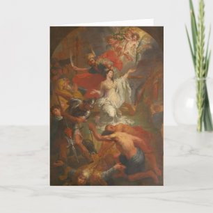 St. Dymphna Katholisches Gebet Alzheimer Angst Karte