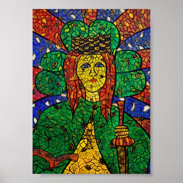 St. Dymphna Poster (Vorne)