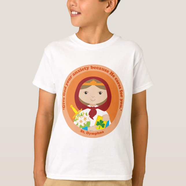 St. Dymphna T-Shirt (Vorderseite)