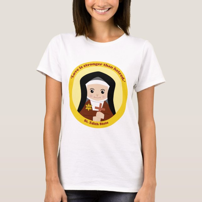 St. Edith Stein T-Shirt (Vorderseite)