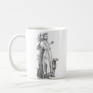 St. Edmund der Märtyrer König der Ostengles Kaffeetasse