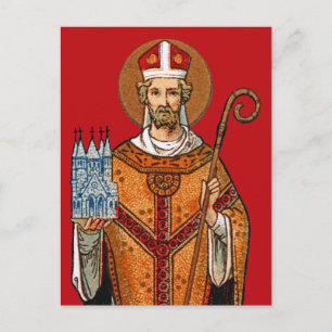 St. Eleutherius von Tournai (Detail; DG 01) Postka Postkarte