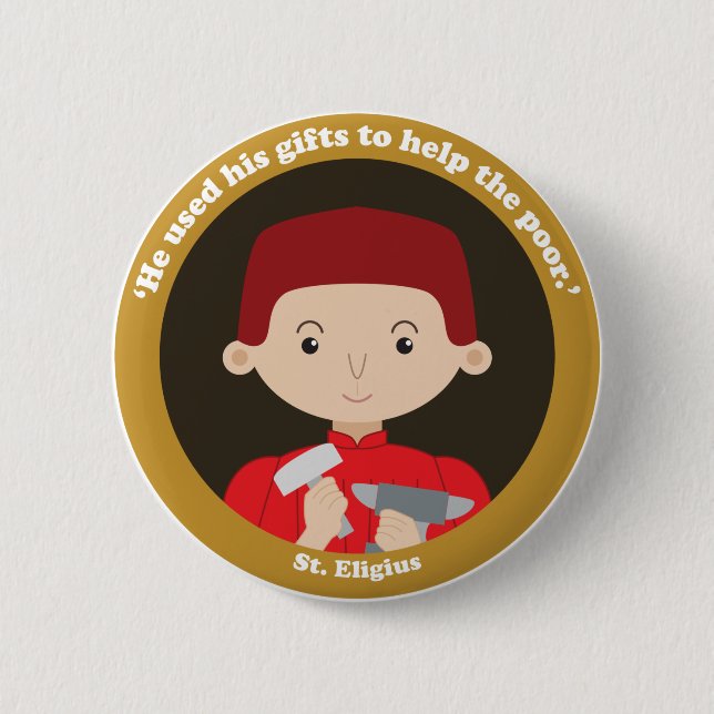 St. Eligius Button (Vorderseite)