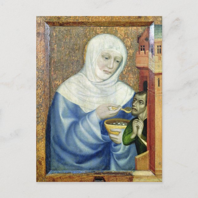 St. Elisabeth von Ungarn Postkarte (Vorderseite)