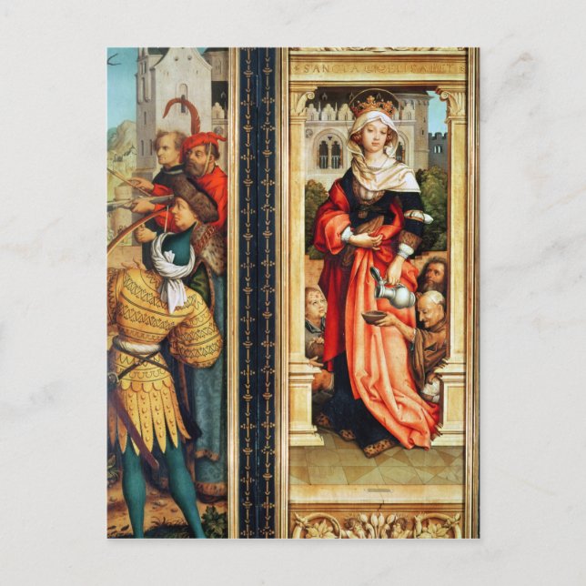 St. Elisabeth von Ungarn Postkarte (Vorderseite)