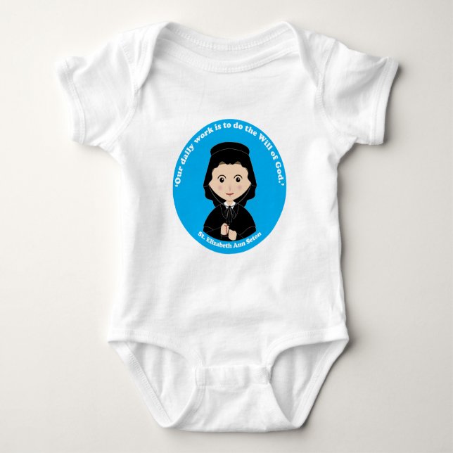 St. Elizabeth Ann Seton Baby Strampler (Vorderseite)