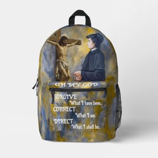 St Elizabeth Ann Seton Catholic Saint Bedruckter Rucksack