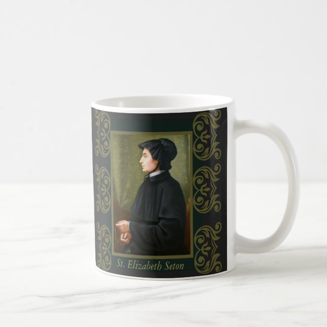 St. Elizabeth Ann Seton Sister Rosary Wohltätigkei Kaffeetasse (Rechts)