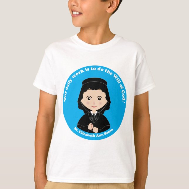 St. Elizabeth Ann Seton T-Shirt (Vorderseite)