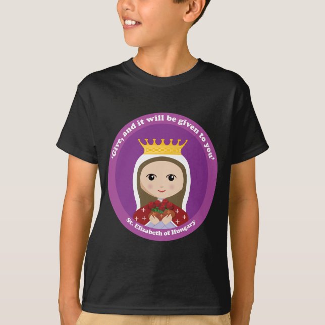 St. Elizabeth von Ungarn T-Shirt (Vorderseite)