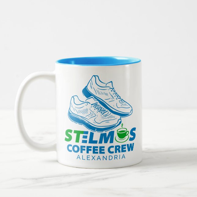 St. Elmo's Coffee Crew Zweifarbige Tasse (Links)
