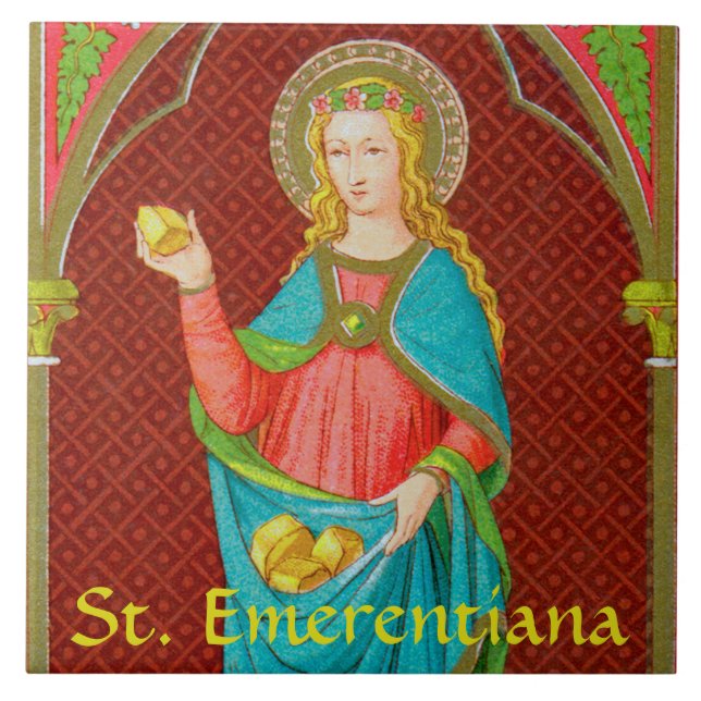 St. Emerentiana von Rom (SAU 36) Fliese (Vorderseite)