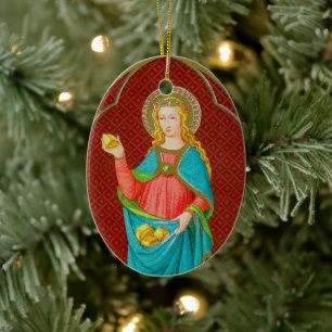 St. Emerentiana von Rom (SAU 36) Keramik Ornament