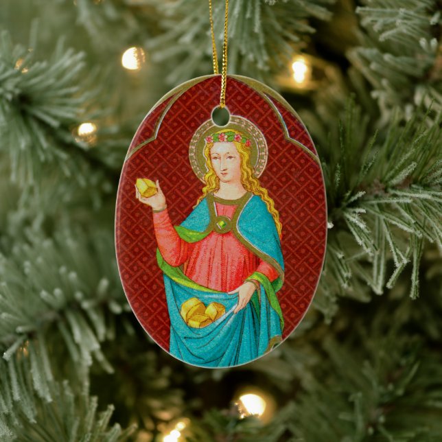 St. Emerentiana von Rom (SAU 36) Keramik Ornament (Baum)