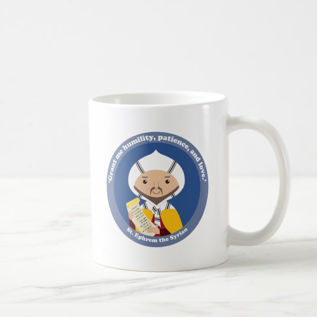 St. Ephrem von Syrien Kaffeetasse (Rechts)