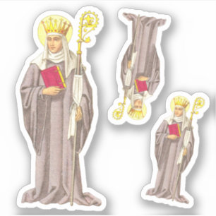 St. Etheldreda (Audrey) (P 003) - 3-Up-Kontakt Aufkleber