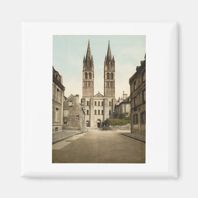 St Etienne Church, Caen, Frankreich Magnet (Vorne)
